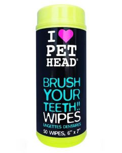 Pet Head Brush Your Teeth Wipes For Dogs