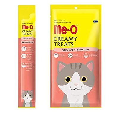 Me-O Creamy Treats with Salmon for Cats and Kittens