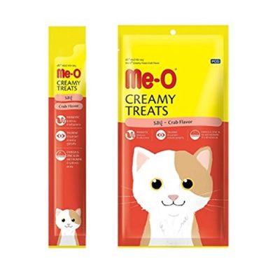 Me-O Creamy Treats with Crab for Cats and Kittens