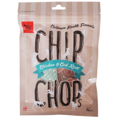 Chip Chops Chicken & Codfish Rolls, 70gm